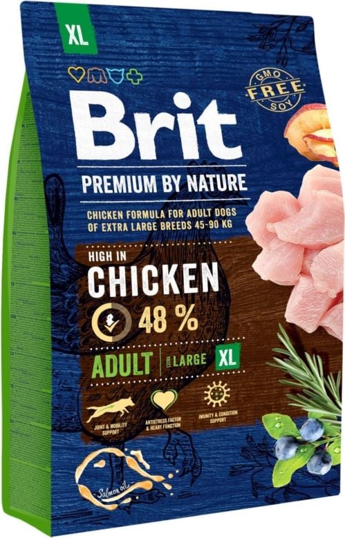 Hrana uscata pentru caini Brit Premium, Adult XL, 3 Kg