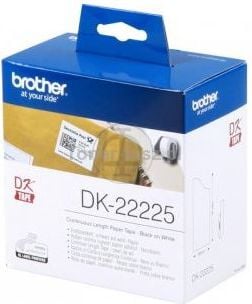 Rola Etichete Originala Brother 38mm x 30.5m Alb DK22225