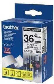 Benzi etichete - Bandă laminată Brother de 36 mm TZE-S261