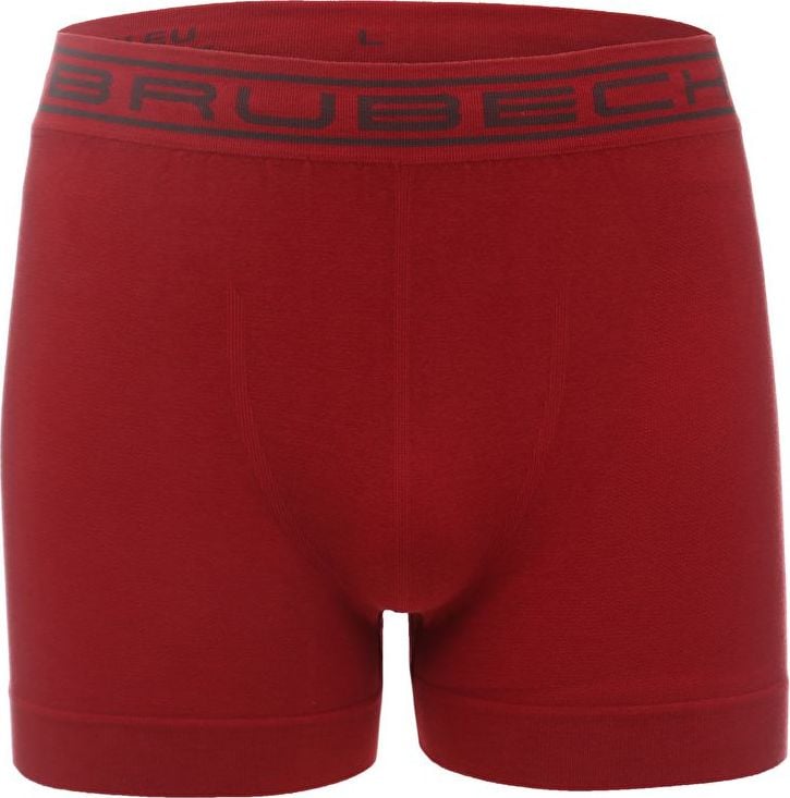 Brubeck BX00501A Boxer pentru bărbați clasic COMFORT COTTON roșu închis S