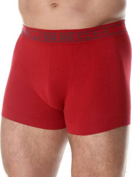 Brubeck BX00501A Boxer pentru bărbați clasic COMFORT COTTON roșu închis L