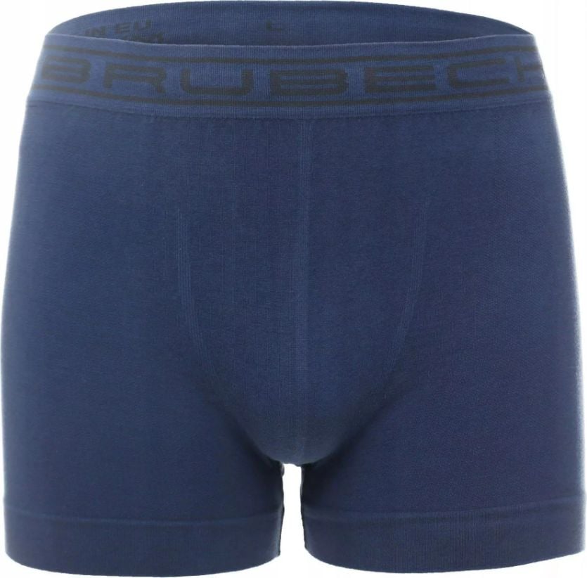 Brubeck BX00501A Boxer pentru bărbați clasic COMFORT COTTON, albastru indigo S