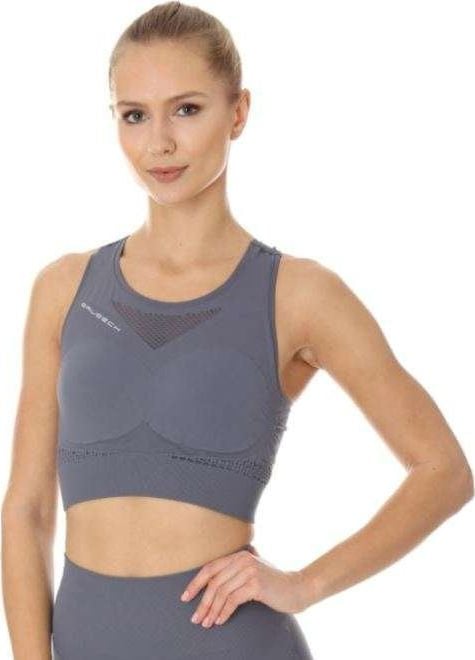 Brubeck CR10210 Crop top GYM gri XL