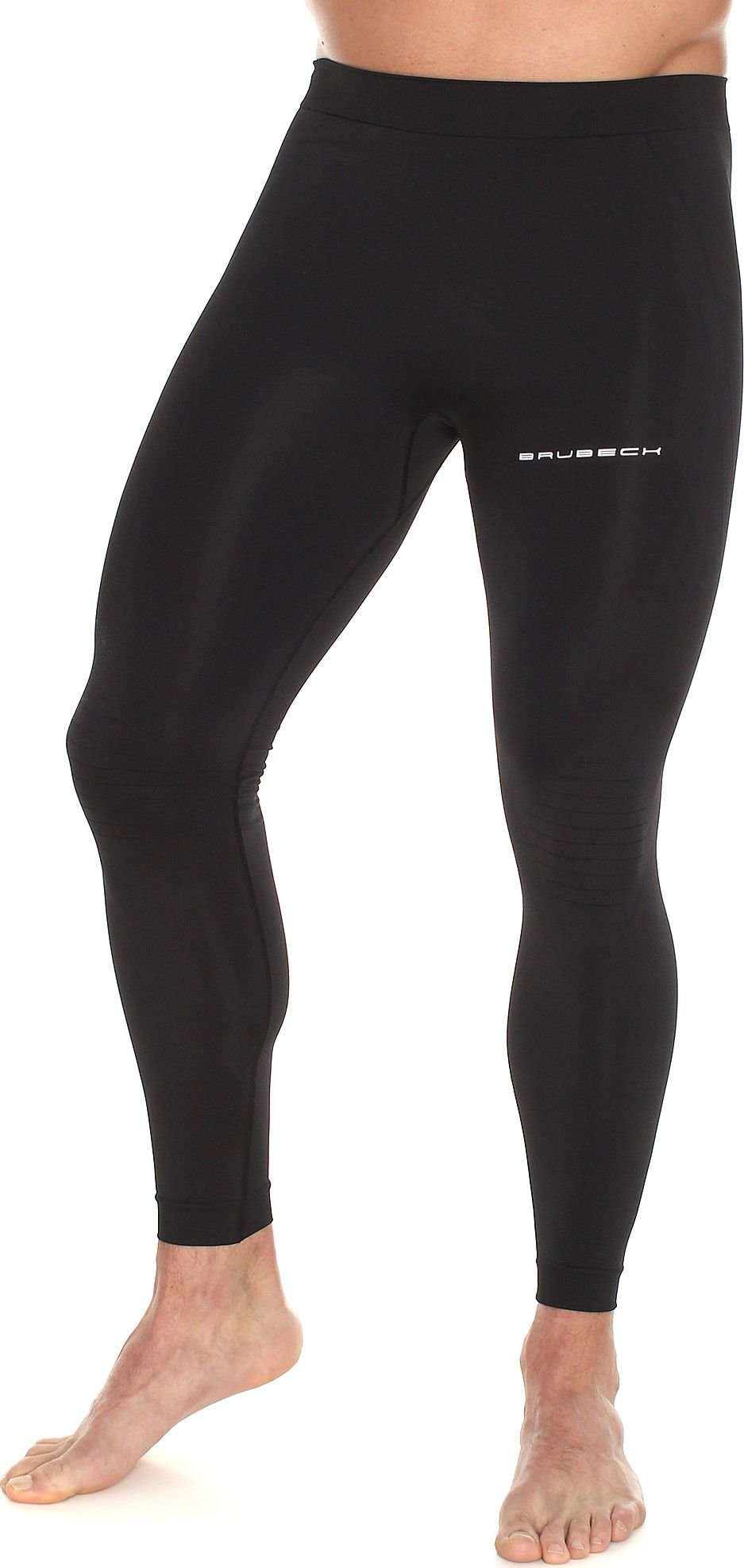Leggings pentru bărbați Brubeck Running Force negru XL (LE11460A)