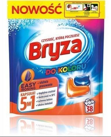 Bryza BRYZA Capsule pentru rufe Easy Ironing Color 38 buc