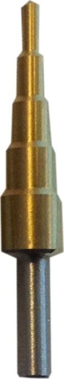 Burghiu conic in trepte pentru metal HSS-TI, 4 - 12 mm