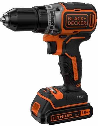 Burghiu șofer Black&amp;Decker BL186KB 18 V 2 x 1,5 Ah