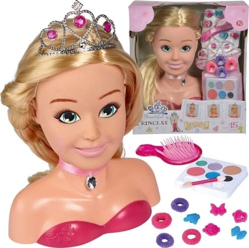 Bust Simba Papusa Steffi Love Princess Styling Head cu Accesorii