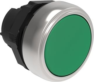 buton, verde conduce cu arc-retur (LPCB103)