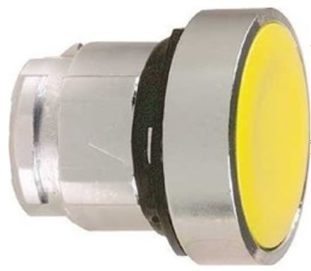 Butonul de acționare este cu iluminare din spate galben de primăvară-ZB4BA5