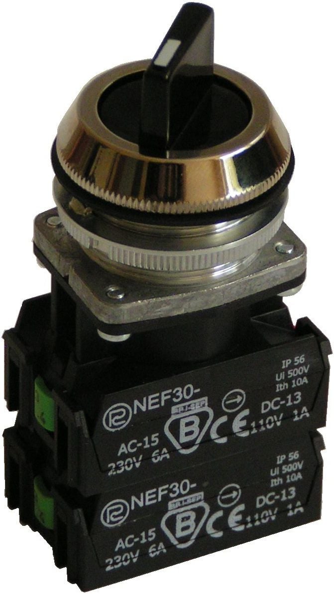 Butonul de control 30mm NEF30-TPc4X negru (W0-NEF30-TPC 4X S)