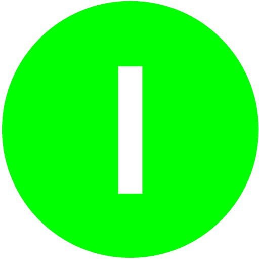 Butonul insert 22mm plat simbol verde START I M22-XD-G-X1 (218165)