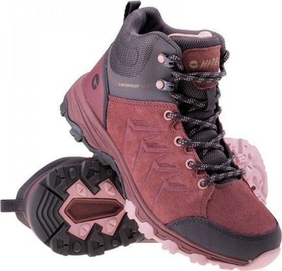 Pantofi de trekking Hi-Tec pentru femei Hi-Tec Helone Mid Wp W 92800442379, Mărime: 38