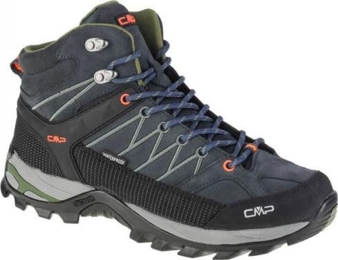 Pantofi de trekking CMP Rigel Mid Wp Antracite/Gantă pentru bărbați 47 (3Q12947-51UG)