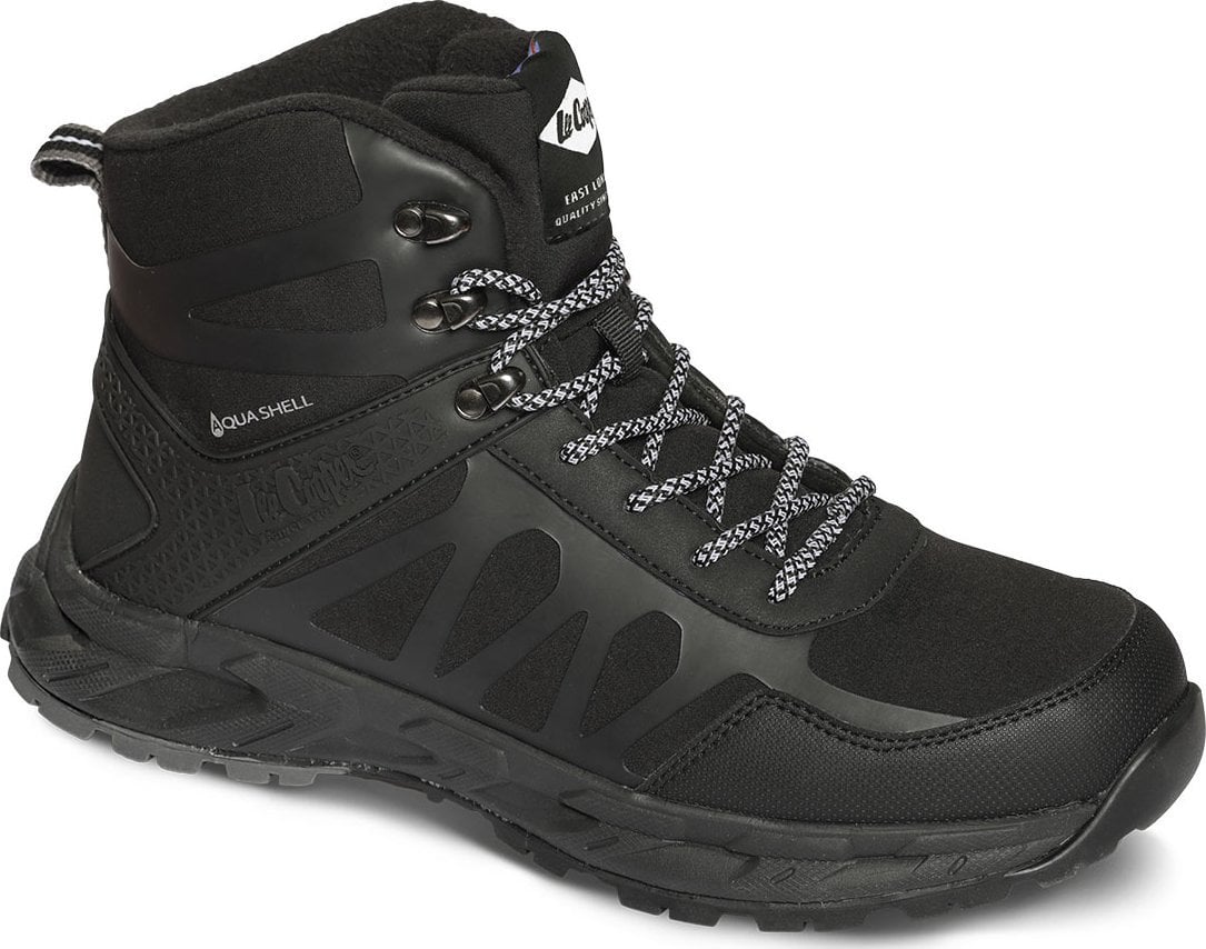 Lee Cooper LCJ-22-01-1402M Pantofi negri de trekking pentru bărbați, mărimea 45