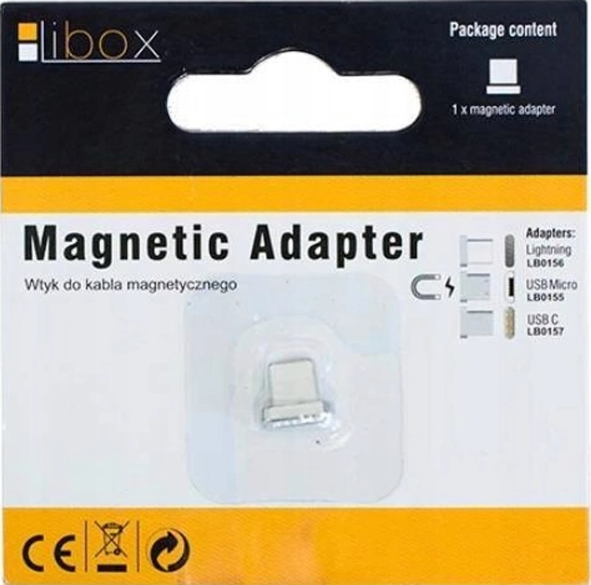 C Conectați cablul USB la magnetic LB0157 LIBOX