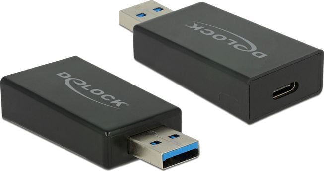 C USB - USB A negru (65689)
