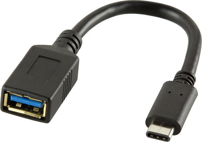 C USB USB (M / F) Negru (CU0098)