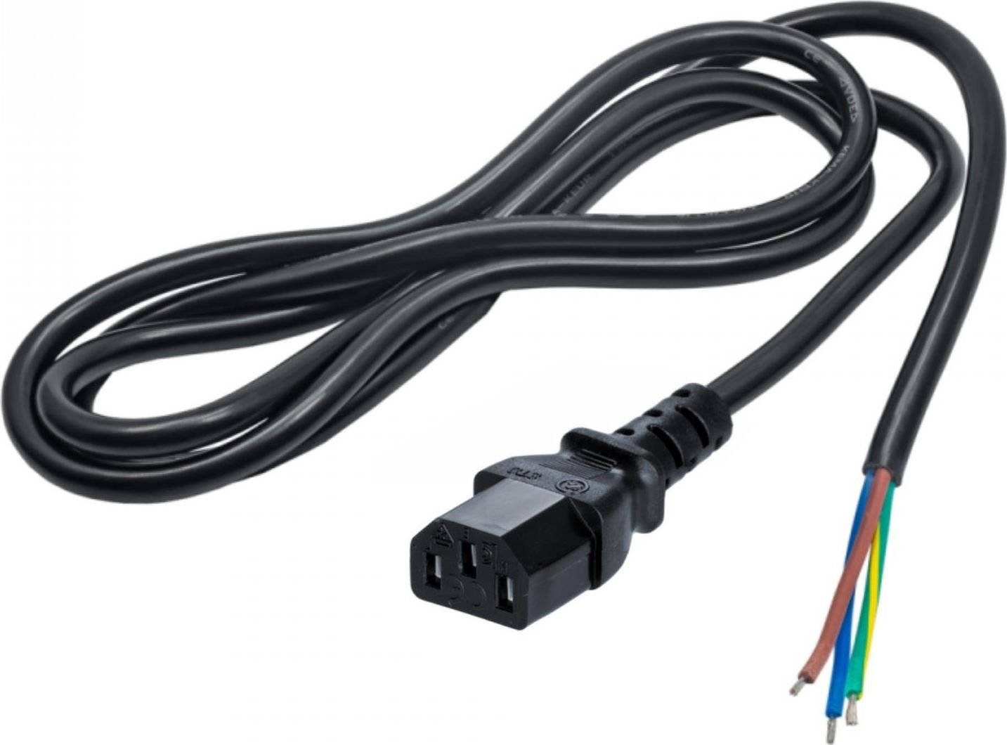 Cable Akyga AK-OT-02A (C13 / C13 IEC / IEC 320 C13 M, 1,5 m negru)