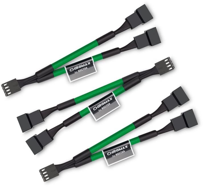 Cable Type Y, pin 4, 3 piese, verde (NA-SYC1.green)