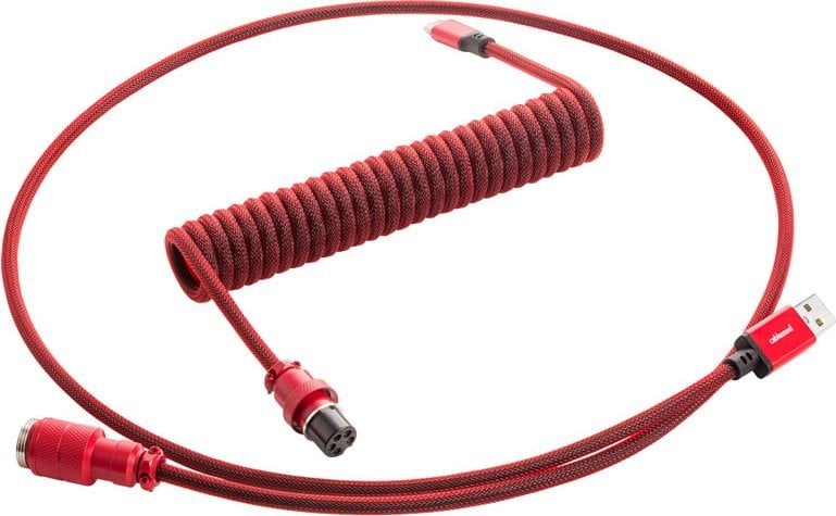 CableMod USB-C - cablu USB-A 1,5 m roșu (CM-PKCA-CRAR-KR150KR)