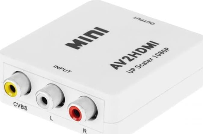 Cabletech Convertor de semnal mufa AV - CHINCH CVBS + AUDIO - mufa HDMI