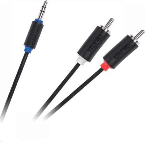 Cabletech KPO3952-3 Cablu jack 3.5 - 2 rca 3m Standard Cabletech
