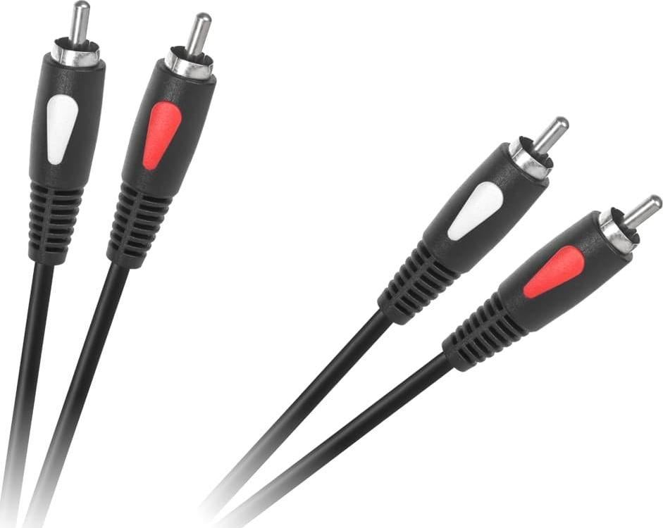 Cabletech RCA (Cinch) x2 - cablu RCA (Cinch) x2 1,8 m negru (KPO4001-1.8)