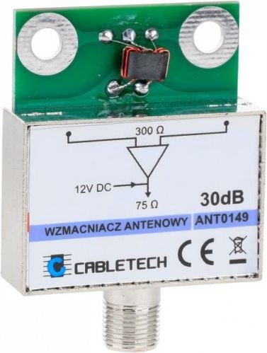Amplificator de antenă Cabletech LNA-177 ecranat 30dB (ANT0149)