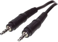 Cablu 2GO mufă 3,5 mm - mufă 3,5 mm 1,5 m negru (351021)