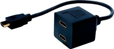 Cablu adaptor HDMI, Digitus, 0,2 m, Negru