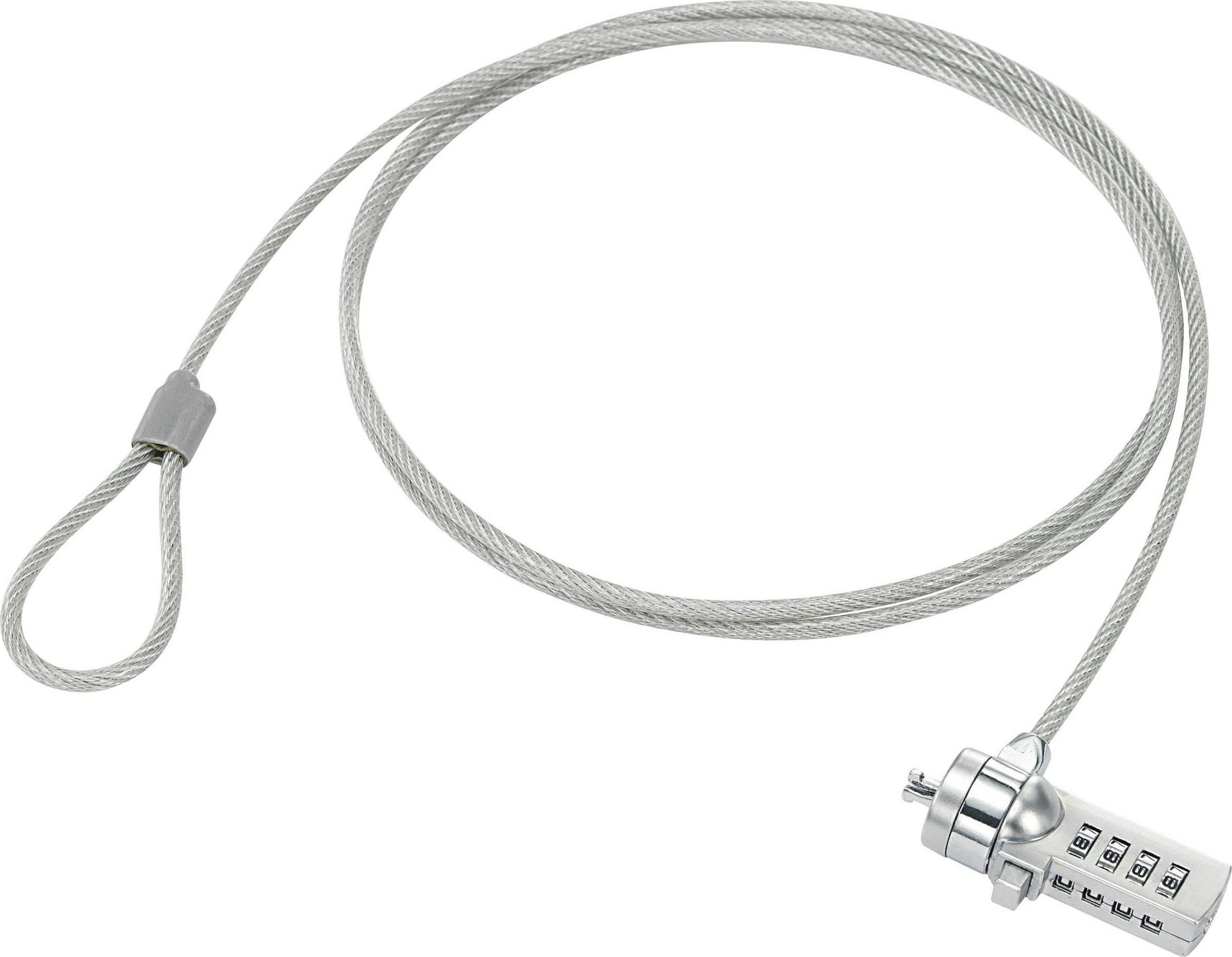 Cablu antifurt Logilink NBS002, cifru, metal