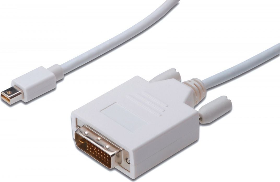 Cablu Assmann, Mini Displayport/DVI-D, 2m, Alb