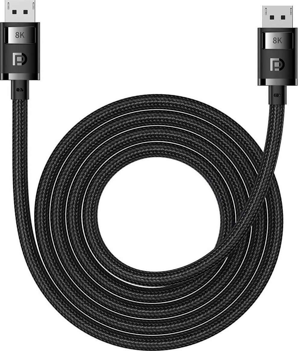 Cablu Baseus DP 8K la DP 8K Cablu Baseus High Definition 1 m (negru)