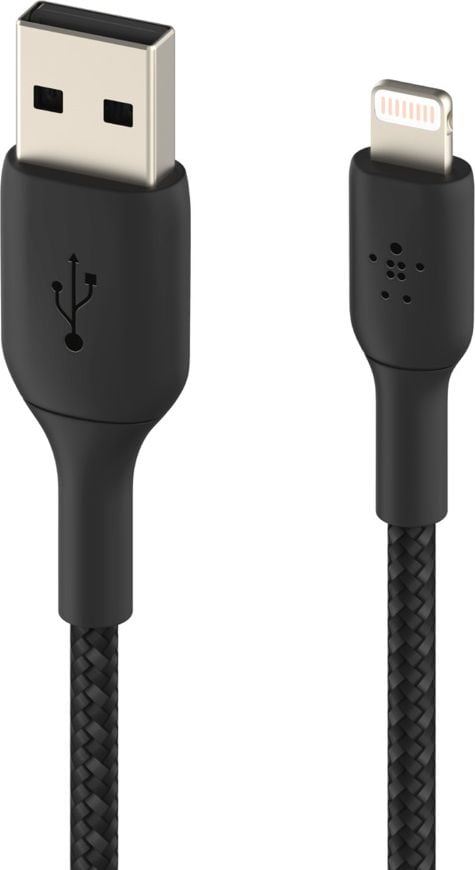 Cablu Belkin Lightning USB-A, 3M, Black