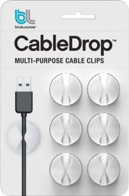 Cablu bluelounge titularii de CableDrop cablu 6 buc. alb (CD-WH-UE)