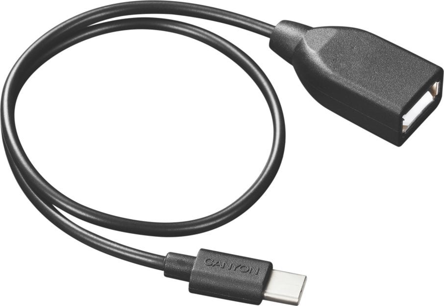 Cablu Canyon CANYON OTG USB2.0 AF la tip CM, 0,3M, negru