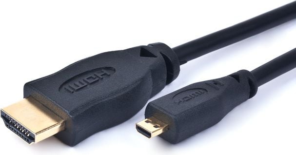 Cablu Date HDMI v.1.3 A-D micro T/T, black, conectori auriti, 3 m, `CC-HDMID-10`