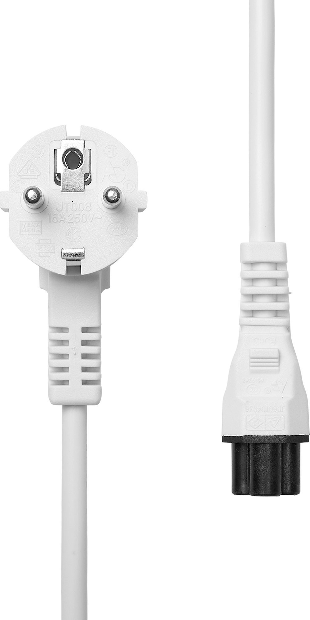 Cablu de alimentare ProXtend ProXtend Schuko unghiulat la C5 1M alb