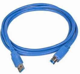 Cabluri - Cablu de conectare , Gembird , USB 3.0 A/ USB 3.0 B , 3m , albastru