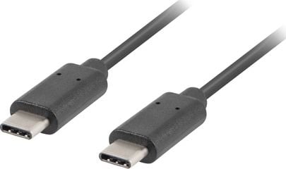 Cablu de conectare , Lanberg , USB 3.1 C tata/USB 3.1 C tata , 3 m , negru