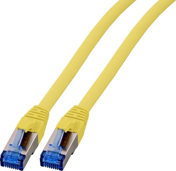 Cablu de corecție EFB RJ45 S/FTP, Cat.6A,Cat.7 RohCable TPE superflex, 0,15 m, galben (K5525FGE.0,15)
