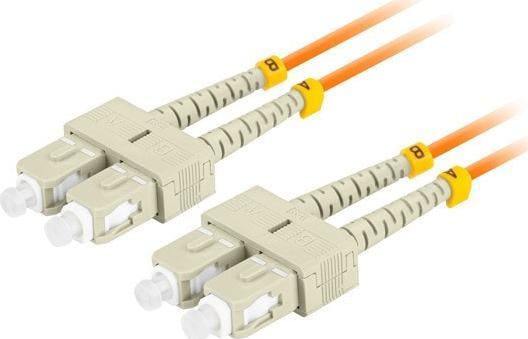 Cablu de corectie fibra optica Lanberg, MM SC/UPC-SC/UPC, Duplex 3.0 mm, OM2, SM, 5 m, Multicolor