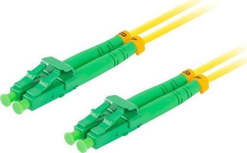 Cablu de corectie fibra optica Lanberg, SM LC, APC-LC, UPC, Duplex 3.0 mm, LSZH, G657A1, 1 m, Multicolor