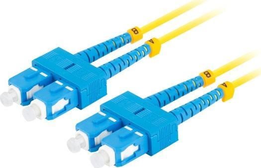 Cablu de corectie fibra optica Lanberg, SM SC, UPC-SC, UPC, Duplex 3.0 mm, LSZH, G657A1, 5 m, Multicolor
