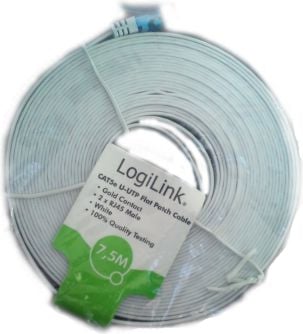 Cablu de corecție LogiLink plat CAT5e U-UTP 15m CP0140