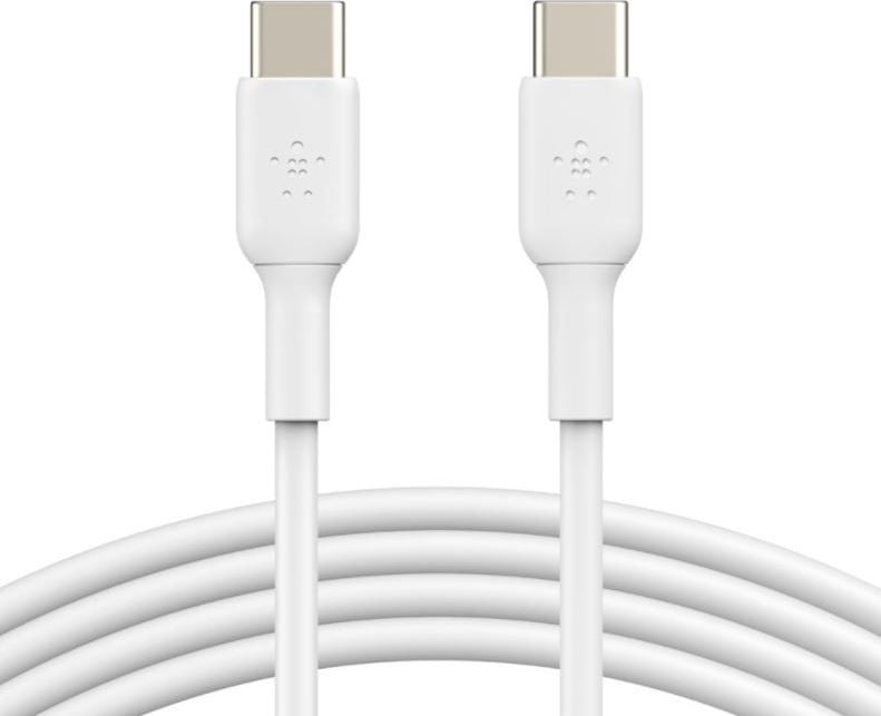 Cablu de date Belkin, USB-C/USB-C, 1 m, Alb