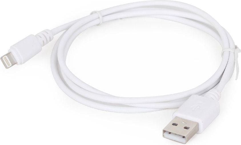 Cablu de date Gembird, USB, 8-pin, 1m, Alb