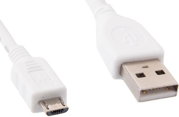 Cablu de date Micro USB Tip B(m) si USB Tip A(m) 2.0 Gembird, 50cm, Alb