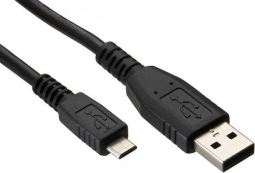 Cablu de date USB Tip A si USB Micro Tip B 2.0 Extreme Media Delock, 50cm, Negru